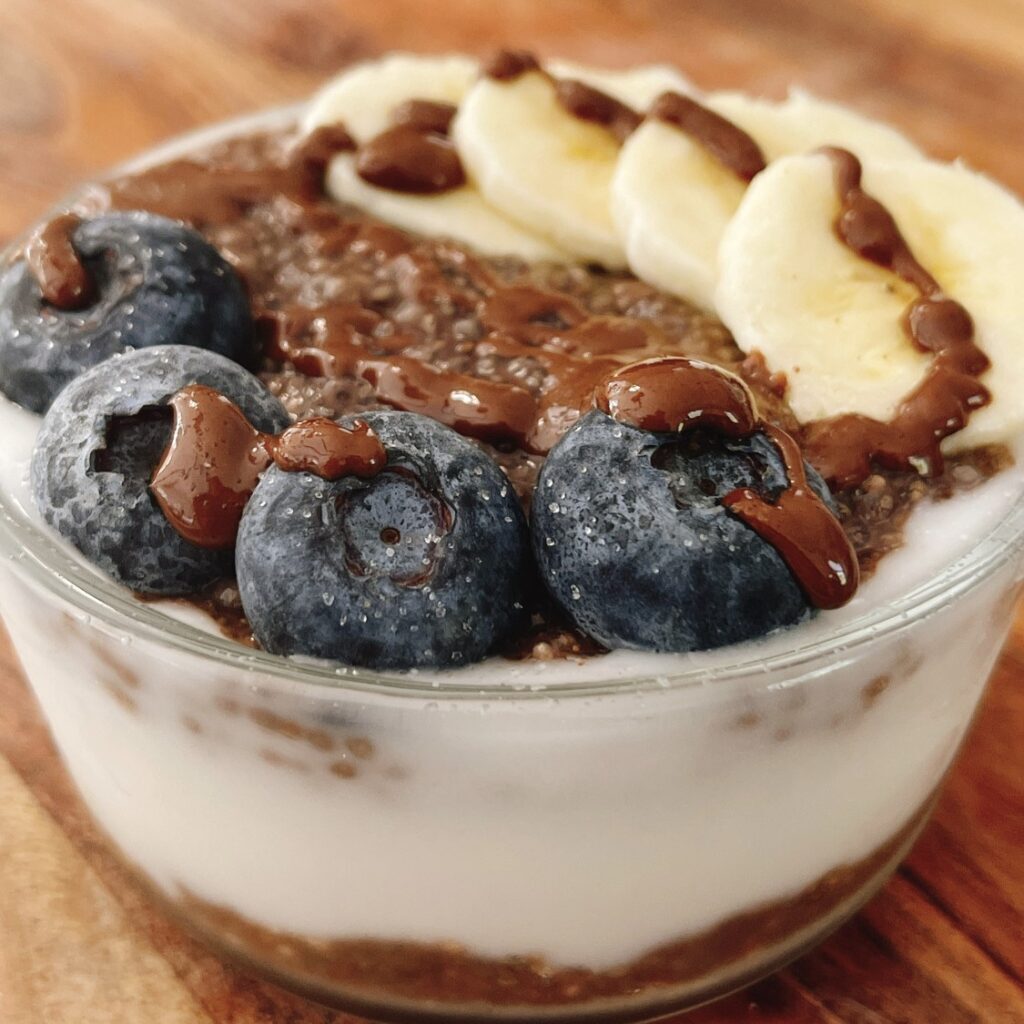 chocolate chia pudding