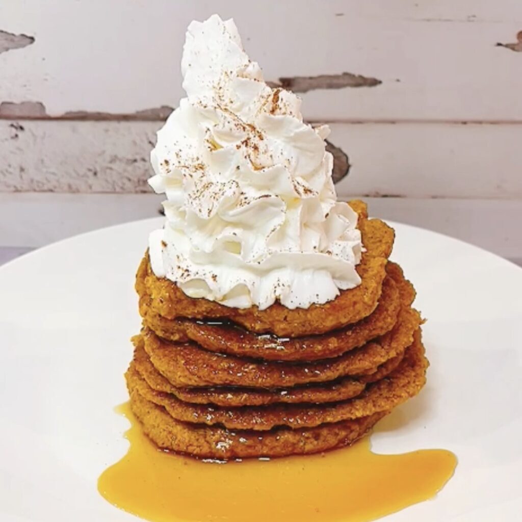 pumpkin oatmeal pancakes