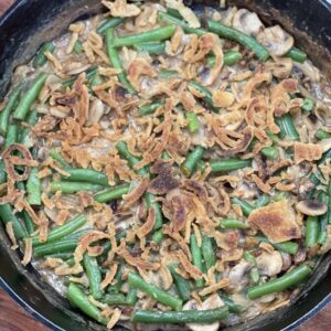 cast iron skillet string bean casserole