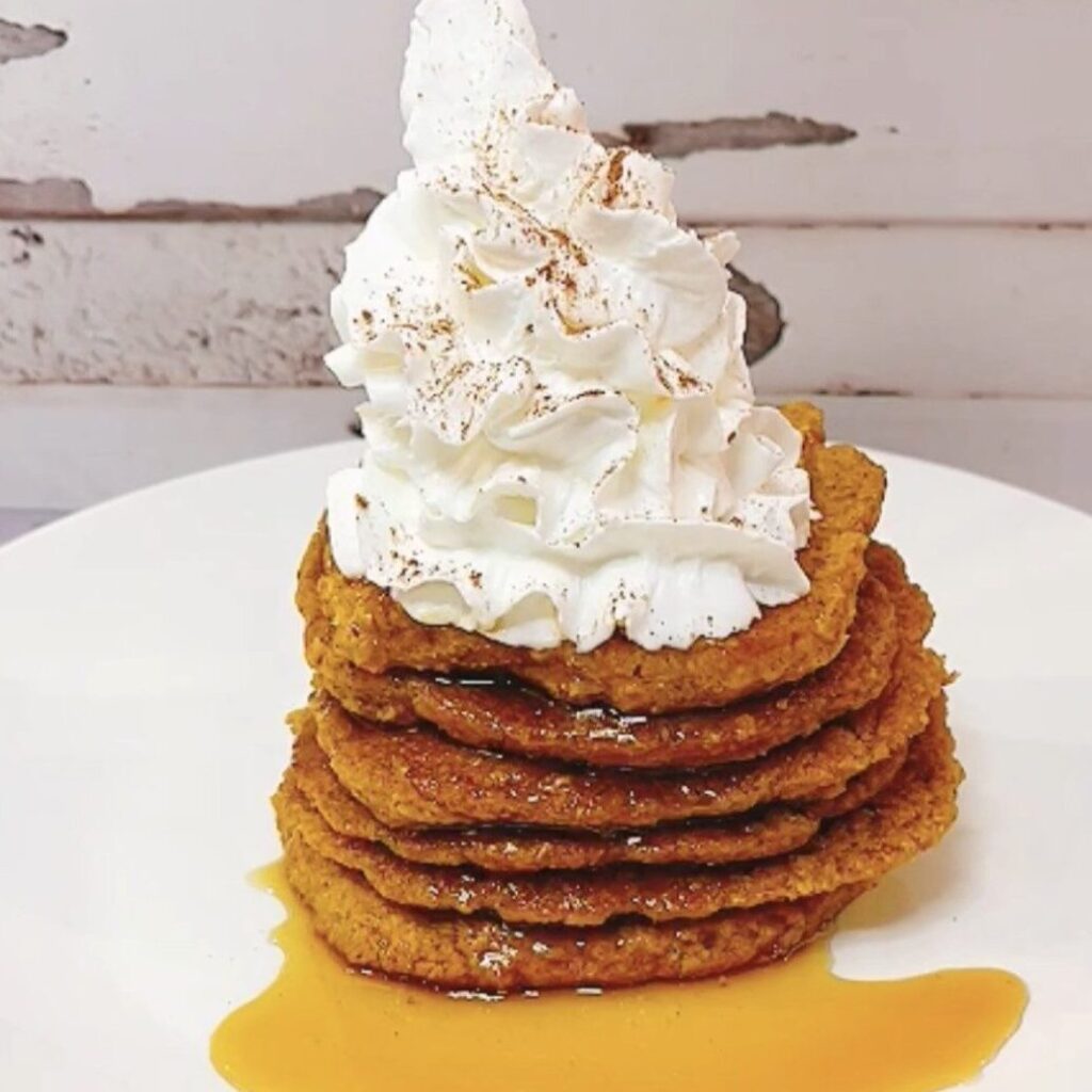 pumpkin oatmeal pancakes