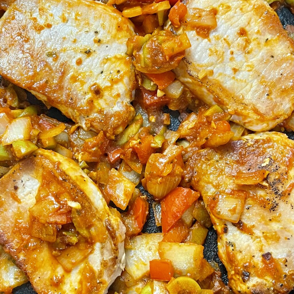 Dominican pork chops