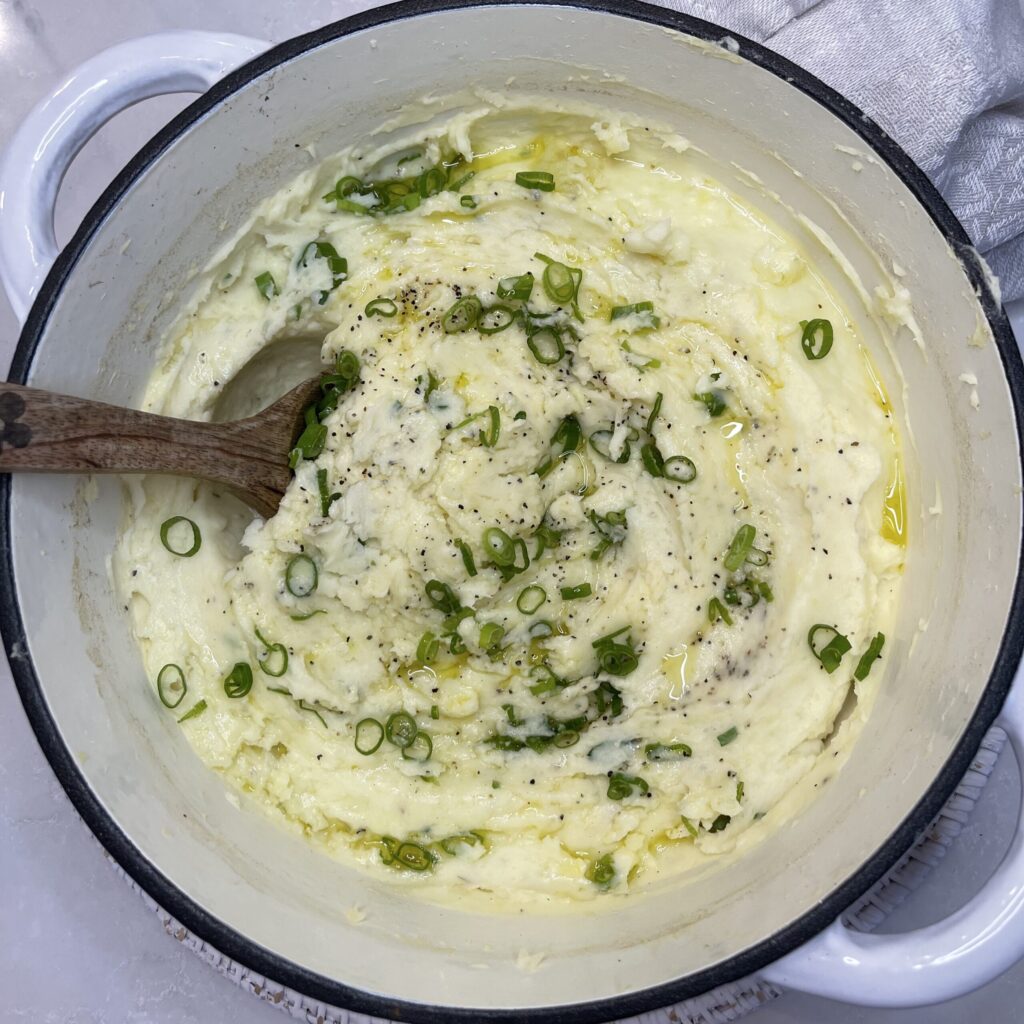 garlic mashed potatoes