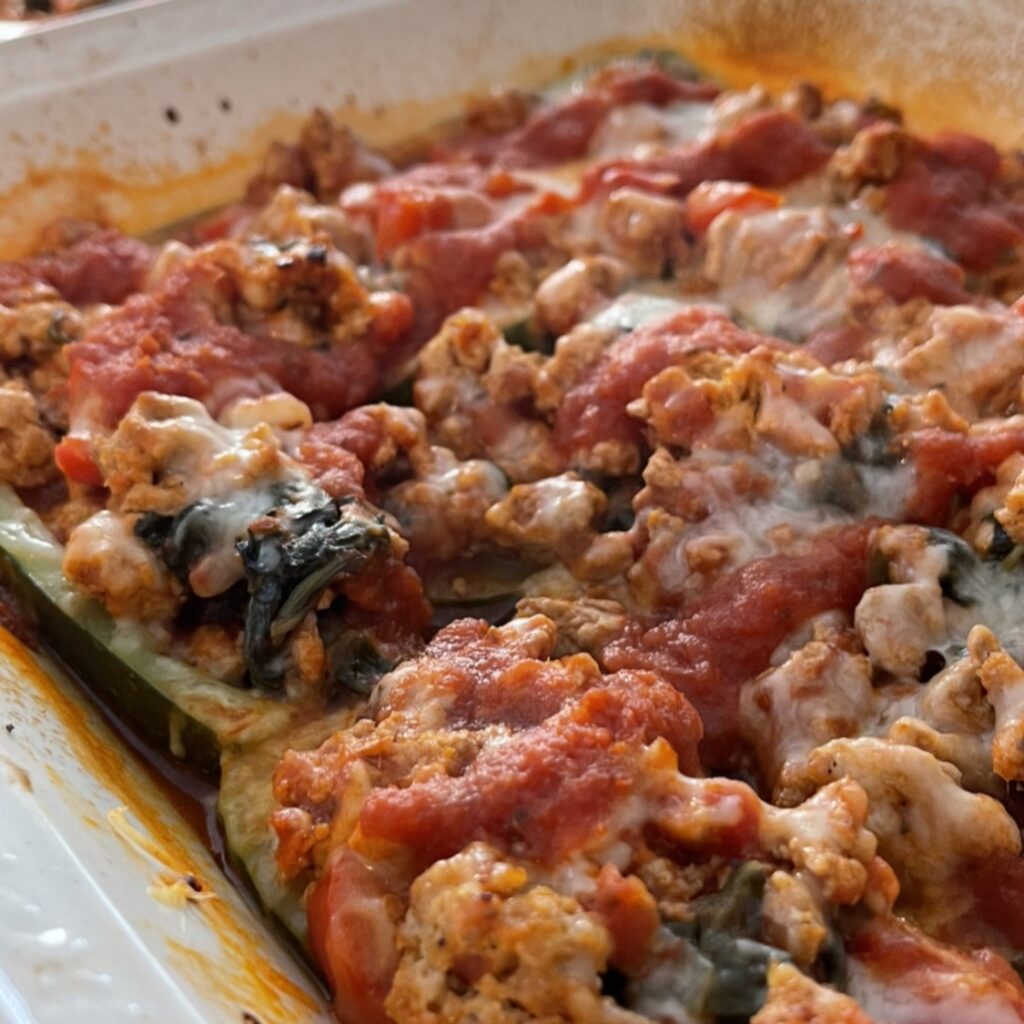 stuffed zucchini boats